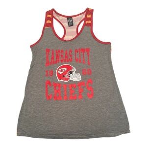 Kansas City Chiefs Vintage Racerback Tank Womens Size M